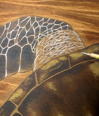 Image 6 of 'Hawksbill Rising' 1/1 Original Painting