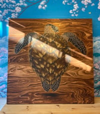 Image 9 of 'Hawksbill Rising' 1/1 Original Painting