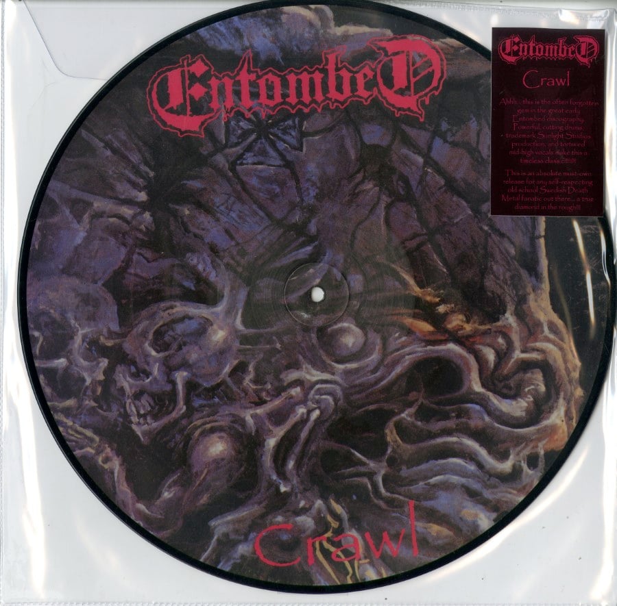 ENTOMBED - CRAWL 12" PIC LP 