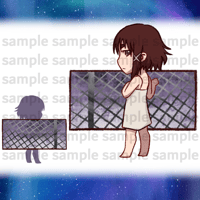 Image 2 of [SALE] Acrylic Charm - Lain (Serial Experiments Lain)