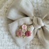 Little Roses Embroidery bow