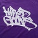 Image of "Hired Goons" Purple Reign O.G. Tag shirt.  Limited edition.