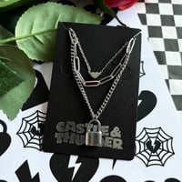 Image 3 of HANNAH - Padlock Necklace