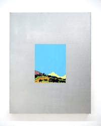 Image 1 of Dean De Landre 'Blue Skies (chrome)'. Original painting 2024