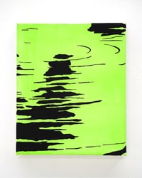 Image 1 of Dean De Landre 'Ripple (green)'. Original painting 2024