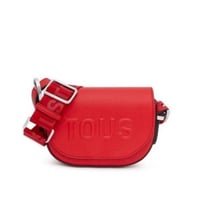 Image 1 of BOLSO MEDIALUNA TOUS ROJO AW24