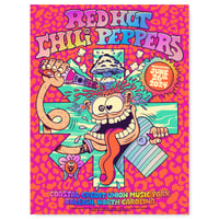 Red Hot Chili Peppers RHCP Raleigh NC - FOIL