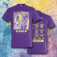 Image 1 of RDR24 BIRD & SNAKE tee purple