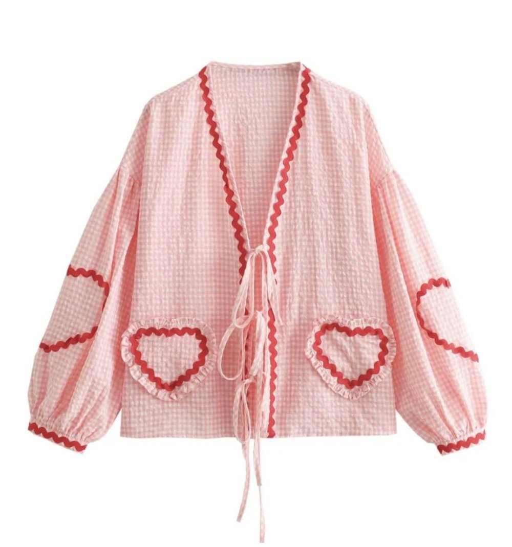 Image of Pink Sweetheart blouse ❤️