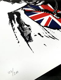 Image 3 of PAUL INSECT  —  Dead Rebel - SID VICIOUS Screen Print - 2007