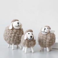 Image 1 of Wool Felt Sheep Sand