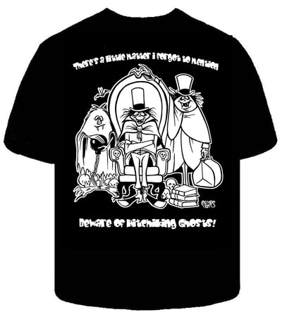 Image of preorder BEWARE OF HITCHIKING GHOSTS - MENS shirt -Ships AUG 7th