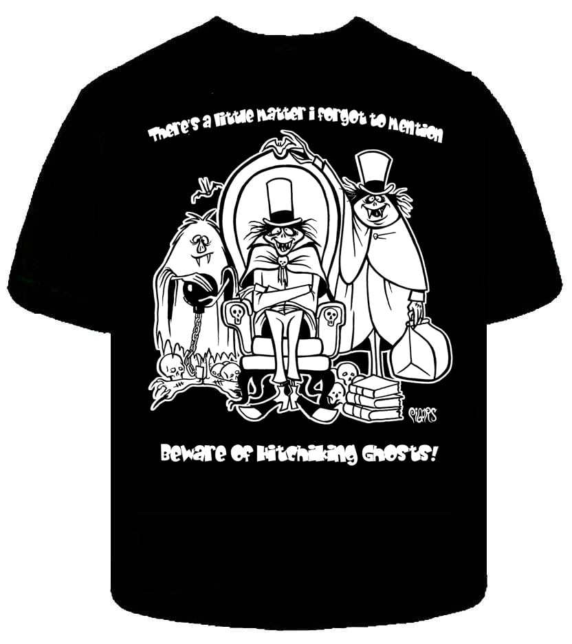 Image of BEWARE OF HITCHIKING GHOSTS - MENS shirt - few left