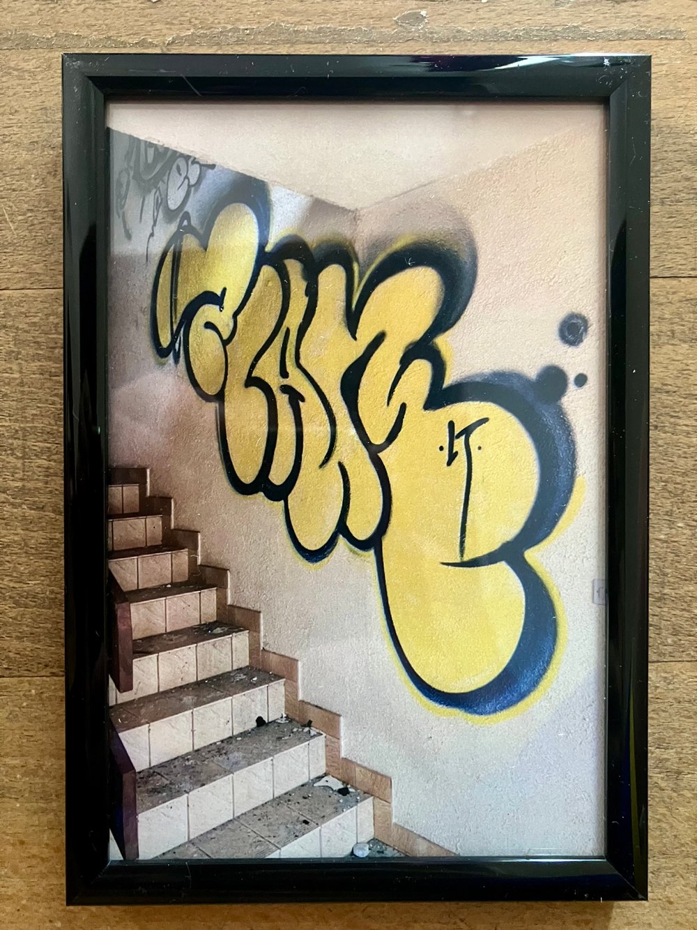 Mini throw-up jaune