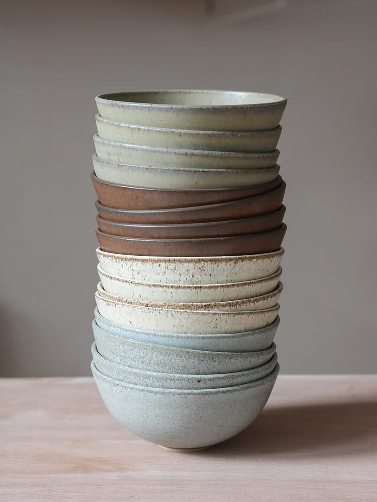 Image of snack bowl in textured tamba