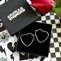 Image 2 of LIANNE - Heart Hoops