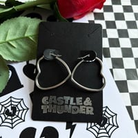 Image 3 of LIANNE - Heart Hoops