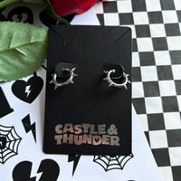 Image 3 of ZARA - Spike Huggie Hoops