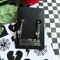 Image 3 of LUCY - Padlock Stud Earrings