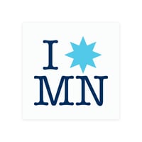 Image 3 of I 🌟 MN Sticker (3 styles)