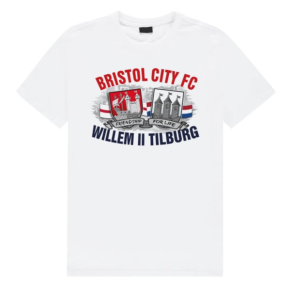 Image of Bristol City FC x Willem II Tilburg “Friendship for Life” T-Shirt