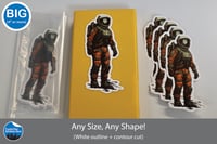 Image 1 of Big Custom Stickers - Any Size, Any shape!