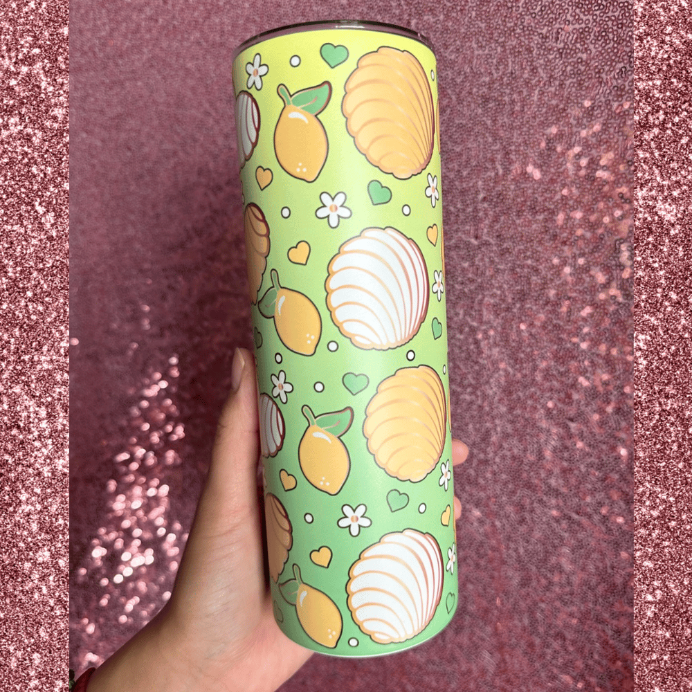 Image of Lemon Concha 20oz Tumbler🍋