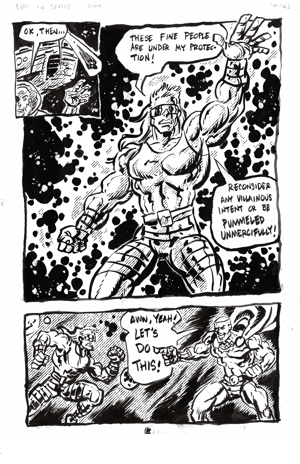 Image of Dingus McMahon in Space mini comic