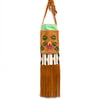 Native American Beaded Flora and Fringe Bag
