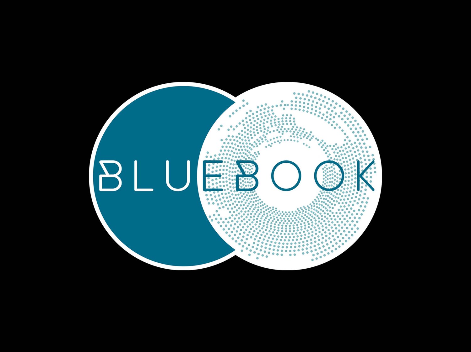 Bluebook gloss vinyl sticker