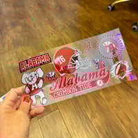 Alabama Crimson Tide Football Uv Dtf Wrap   FB 29