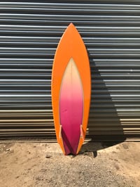 Image 1 of Shaun Tomson twin fin vintage surfboard 