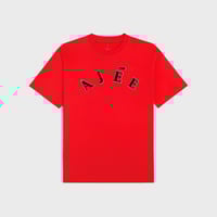 Image 1 of AJÉE T-SHIRT IN RED/BLACK