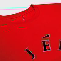 Image 2 of AJÉE T-SHIRT IN RED/BLACK