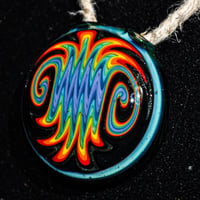 Image 3 of RAINBOW WIG-WAG & GREEN MONEY PENDANT