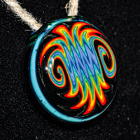 Image 1 of RAINBOW WIG-WAG & GREEN MONEY PENDANT