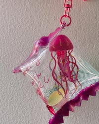 Image 1 of (Keychain) Pink Jellyfish candy bag