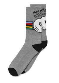 Image 1 of Malbon Golf & Cycle Club Socks, Grey [2024]
