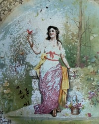 Image 3 of Victorian lady plate 