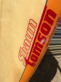 Image 4 of Shaun Tomson twin fin vintage surfboard 