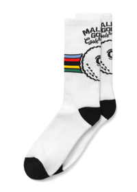 Image 1 of Malbon Golf & Cycle Club Socks, White [2024]