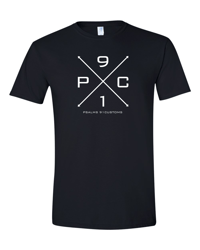 Psalms 91 Customs Tee - White on Black