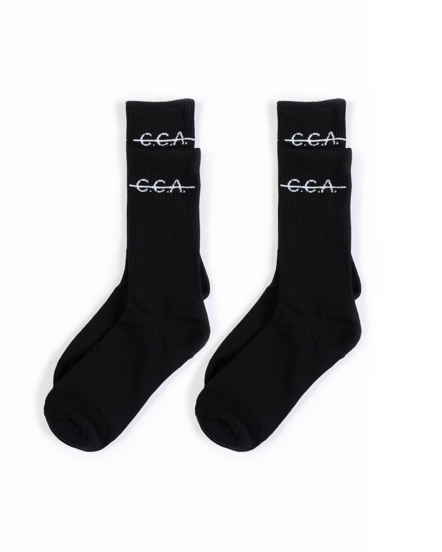 Image of Black C.C.A. Socks X2