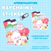 [ PREORDER ] #FREEPALESTINE BT21 DONATION STICKERS & KEYCHAINS