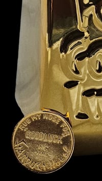 Image 4 of Katiki Aku Aku Las Vegas Good Luck Coin Mug Gold Limited Edition of 100 FREE SHIPPING *PREORDER*
