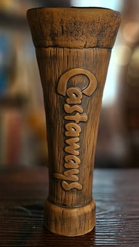 Image 4 of Katiki Castaways No.1 Tiki Mug Matte Brown Limited Edition of 200 FREE SHIPPING