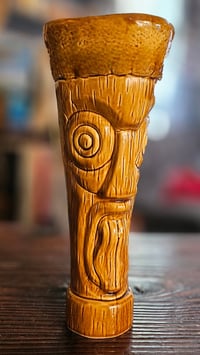 Image 3 of Katiki Castaways No.1 Tiki Mug Caramel Brown Limited Edition of 200 FREE SHIPPING 