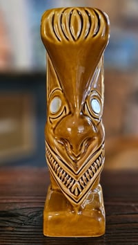 Image 2 of Katiki Maori No.1 Tiki Mug Caramel Brown Limited Edition of 200 FREE SHIPPING