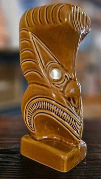 Image 1 of Katiki Maori No.1 Tiki Mug Caramel Brown Limited Edition of 200 FREE SHIPPING