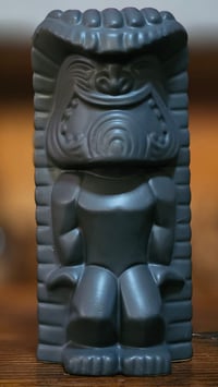 Image 1 of Katiki Ku No.1 Tiki Mug Satin Black Limited Edition of 400 FREE SHIPPING